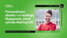 Personalizace obsahu v e-mailingu Megapixelu, která vyhrála WebTop100