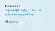 Nejčastější chyby při tvorbě zadání webu prakticky